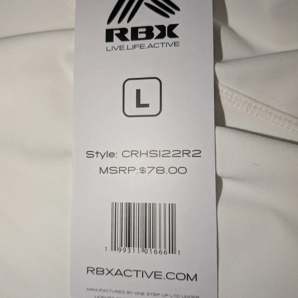 NWT RBX Women's Cream Tank Top
